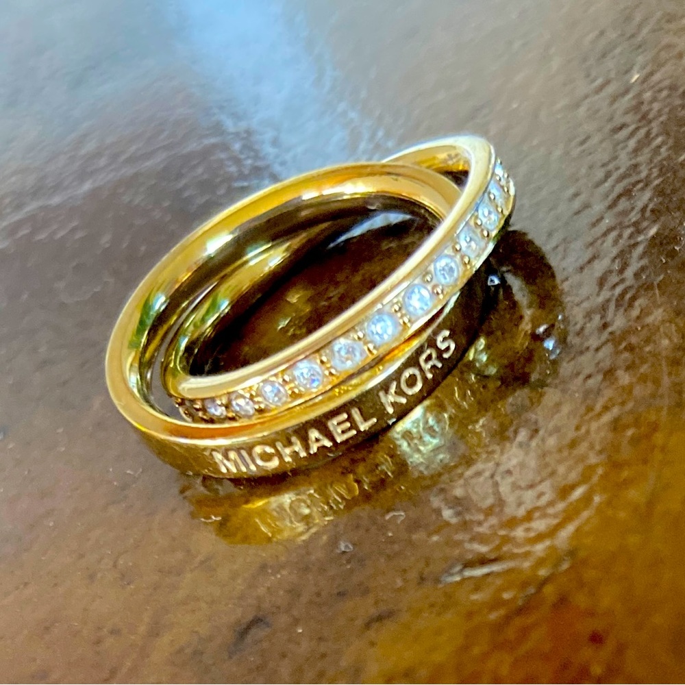 Gold Infinity Ring by Michael Kors - Size 7